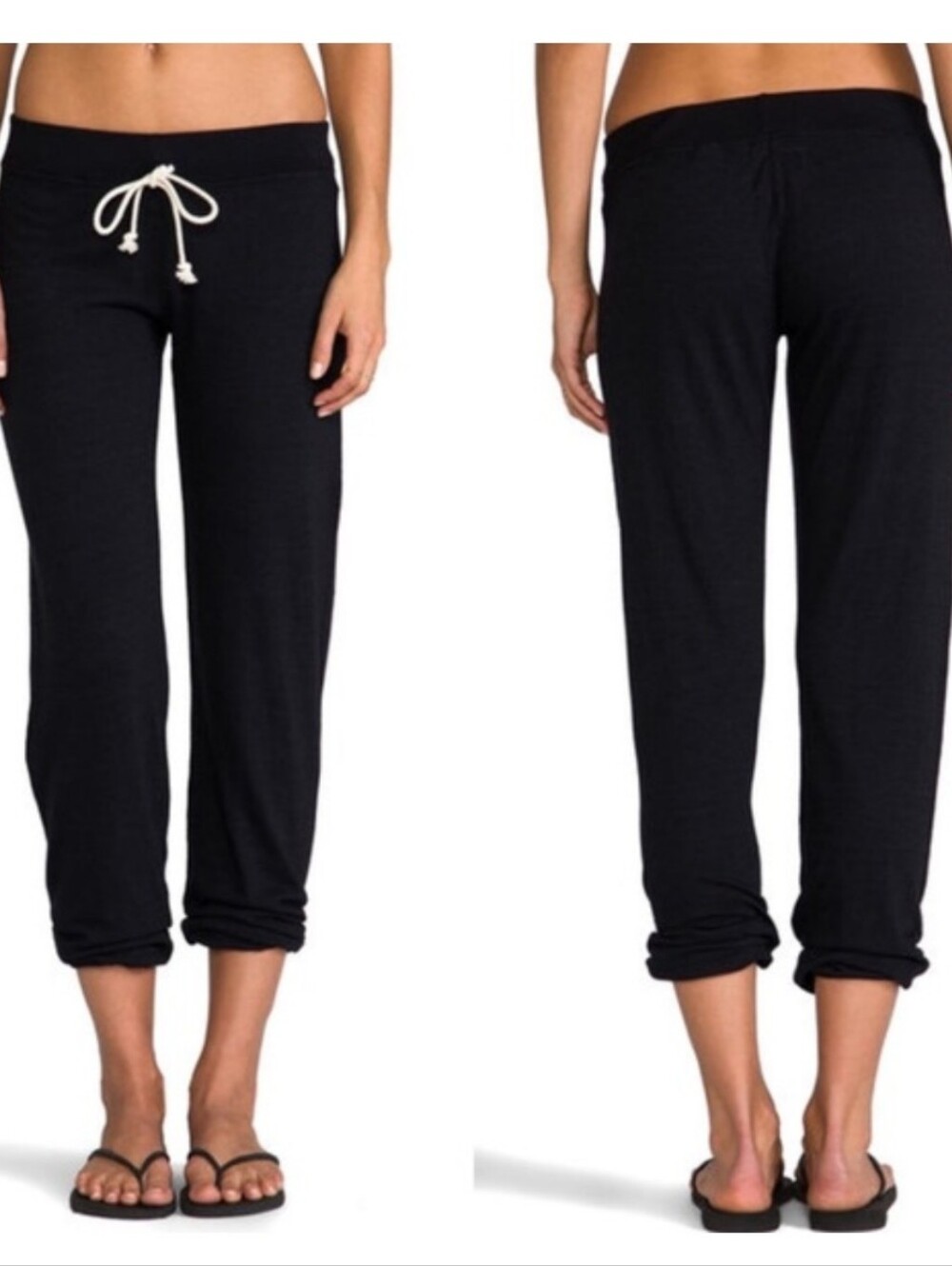 Nation LTD Palm Bay Pant Sweatpants Joggers in Black Small